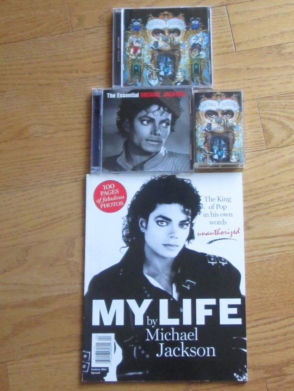 Dangerous by Michael Jackson cd & cassette, The Essential 2CD set, My Life
